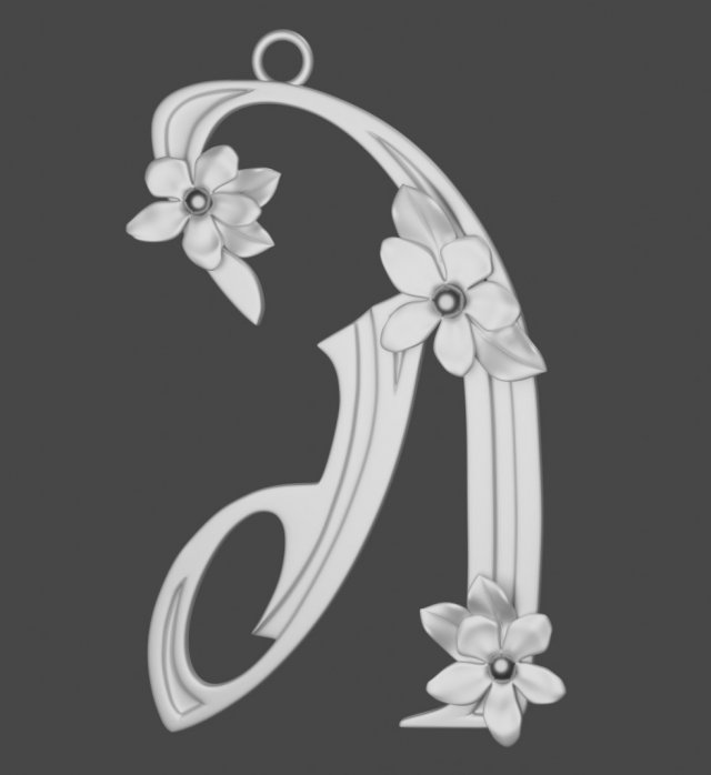 Pendant 3d print model 3D 打印模型 .c4d .max .obj .3ds .fbx .stl .blend 