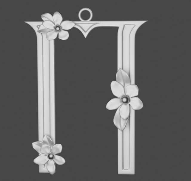 Pendant 3d print model 3Dプリントモデル .c4d .max .obj .3ds .fbx .stl .blend 