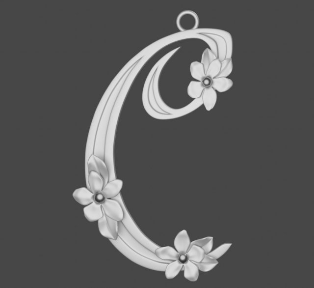 Pendant 3d print model Model Cetak 3D .c4d .max .obj .3ds .fbx .stl .blend 