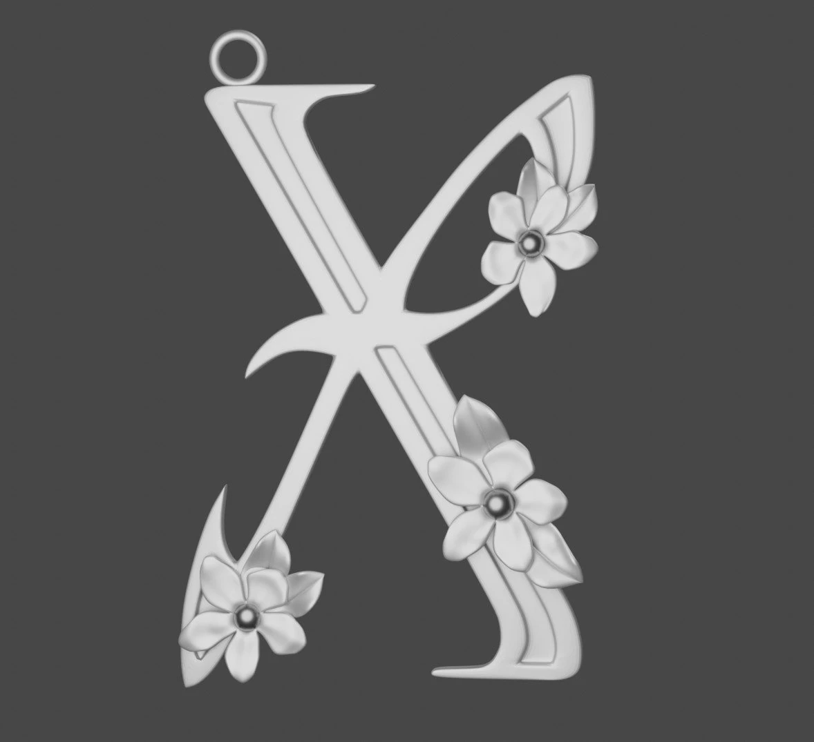 Pendant X 3d print model 3D Print Model .c4d .max .obj .3ds .fbx .stl .blend