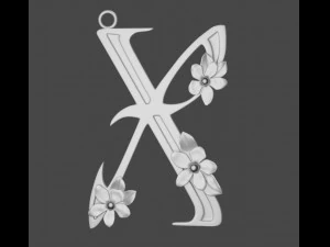 吊坠 X 3D 打印模型 3D 打印模型