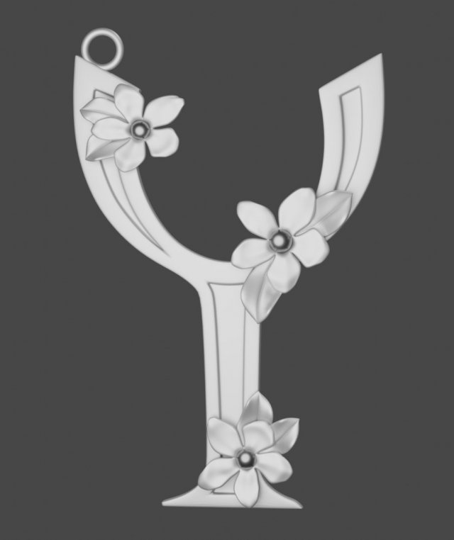 Pendant 3d print model Model Cetak 3D .c4d .max .obj .3ds .fbx .stl .blend 