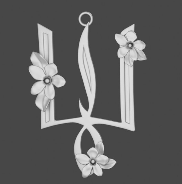 Pendant 3d print model 3D 프린트 모델 .c4d .max .obj .3ds .fbx .stl .blend 