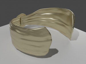 Bracelet 3D print model 3Dプリントモデル