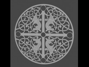 Pendant Celtic 3d print model 3D Print Model