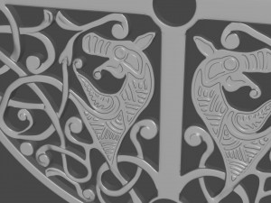 Pendant Celtic 3d print model 3D Baskı Modeli