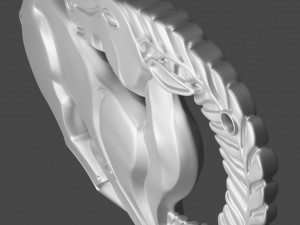 Keychain in the form of a Scythian goat Model Cetak 3D