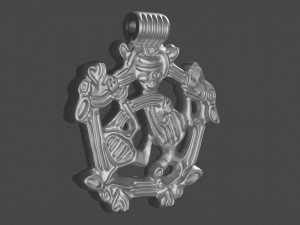 Pendant with animals Model Cetak 3D