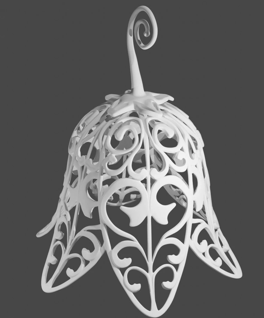 Bell for new year tree 3D Print Model .c4d .max .obj .3ds .fbx .stl .blend 