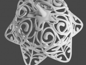 Bell for new year tree Model do druku 3D