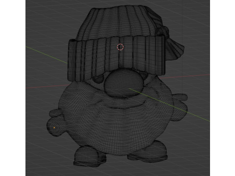 Gnome for new year tree 3Dプリントモデル