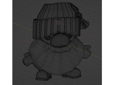 Gnome for new year tree 3D Print Model