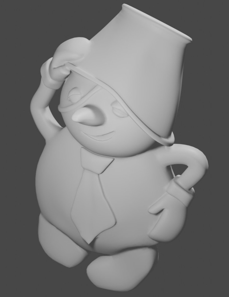 Snowmen for new year tree 3D Принт Модель .c4d .max .obj .3ds .fbx .stl .blend 
