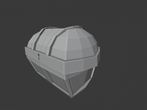 low poly chest 3D Модель