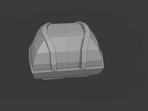 low poly chest 3D Модель
