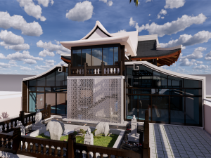 coffee house 3D Modell