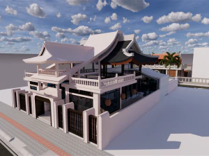 コーヒーハウス 3Dモデル