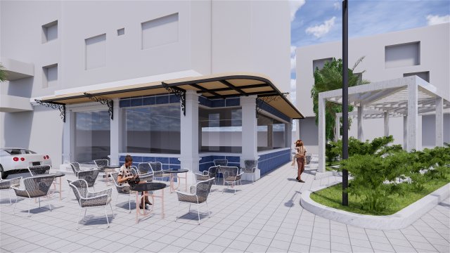 restaurant of a condominium 3D Model .c4d .max .obj .3ds .fbx .stl .blend