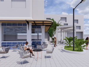 restaurant of a condominium 3D Model