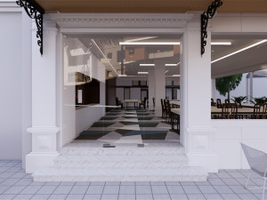 restaurant of a condominium 3D Model