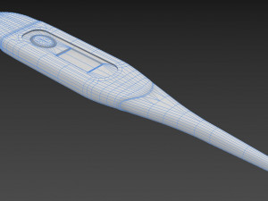 digital thermometer uvw high poly 3D मॉडल