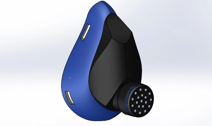 n95 face mask covid-19 3D Print Model .c4d .max .obj .3ds .fbx .stl .blend 