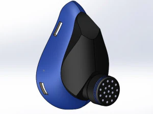 masque facial n95 covid-19 Modèles 3D en vedette