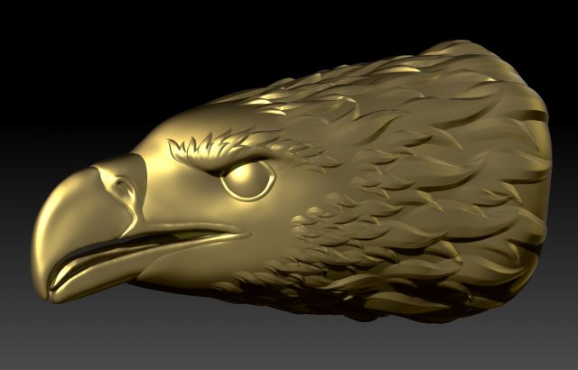 eagle 3D-Druckmodell .c4d .max .obj .3ds .fbx .stl .blend 