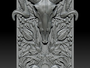 3D MODEL STL file Wall panel Zodiac sign Aries Modelo 3D