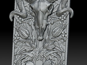 3D MODEL STL file Wall panel Zodiac sign Aries Modelo 3D