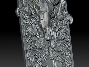 3D MODEL STL file Wall panel Zodiac sign Aries Modelo 3D