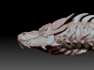 Cabeza de Drag&oacute;n Smaug MODELO 3D para impresi&oacute;n 3D Modelo de impresión 3D