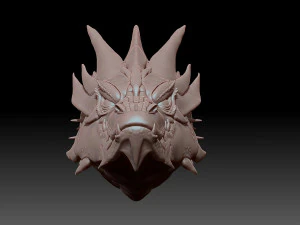 Cabeza de Drag&oacute;n Smaug MODELO 3D para impresi&oacute;n 3D Modelo de impresión 3D