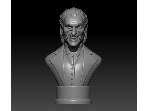 Joker 3D MODEL STL file for 3D printing Modelo de impresión 3D