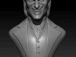 Arquivo Joker 3D MODEL STL para impress&atilde;o 3D Modelo de Impressão 3D