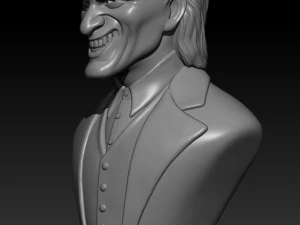 Arquivo Joker 3D MODEL STL para impress&atilde;o 3D Modelo de Impressão 3D