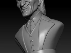 Arquivo Joker 3D MODEL STL para impress&atilde;o 3D Modelo de Impressão 3D