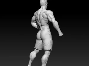 3D MODEL STL for 3D printing Bodybuilder Man 3D Print Model