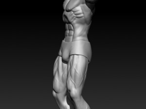 3D MODEL STL for 3D printing Bodybuilder Man Modelo de impresión 3D