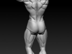 3D MODEL STL for 3D printing Bodybuilder Man Modelo de impresión 3D