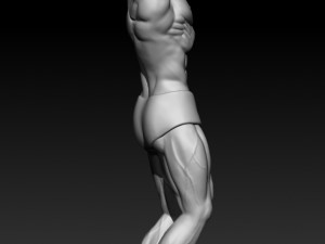 3D MODEL STL for 3D printing Bodybuilder Man Modelo de impresión 3D
