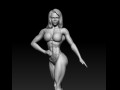 3D MODEL STL for 3D printing Bodybuilder Woman 3D Принт Модель