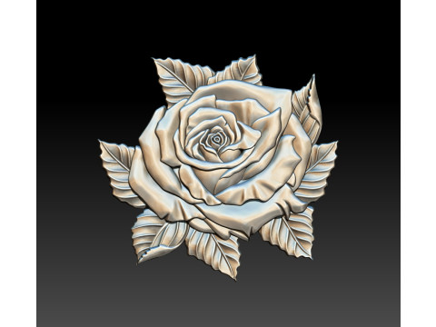 Rose Flower 3D MODEL STL file for 3D printing 3D Print Model