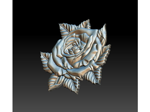Rose Flower 3D MODEL STL file for 3D printing 3D Принт Модель