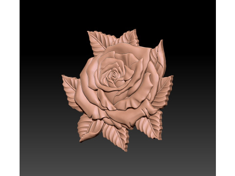 Rose Flower 3D MODEL STL file for 3D printing 3D Принт Модель