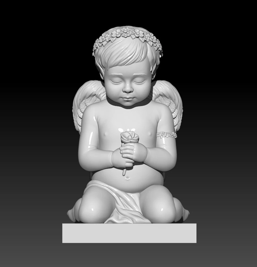 Angel 3D MODEL STL file for 3D printing 3D Model .c4d .max .obj .3ds .fbx .stl .blend 