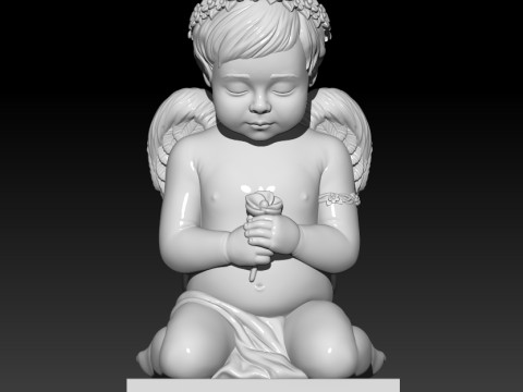 Angel 3D MODEL STL file for 3D printing Modelo 3D