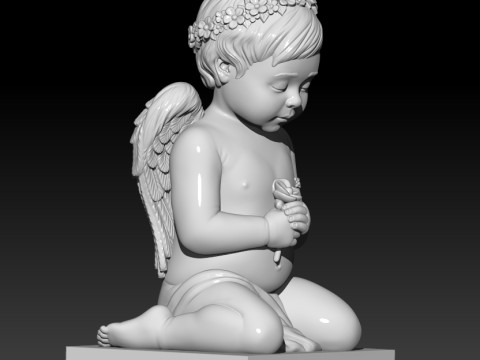 Angel 3D MODEL STL file for 3D printing Modelo 3D
