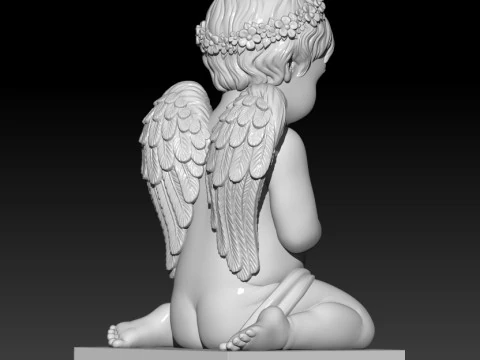 Angel 3D MODEL STL file for 3D printing 3D Model