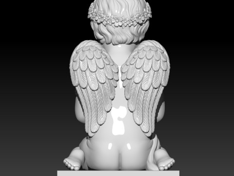 Angel 3D MODEL STL file for 3D printing Modelo 3D